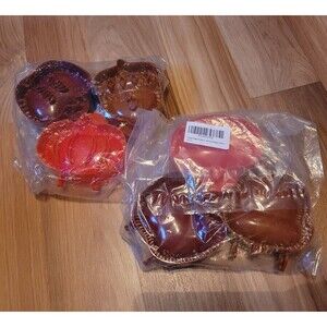 Set of 6 Autumn Fall Pie Hand Molds Dough Presses NEW